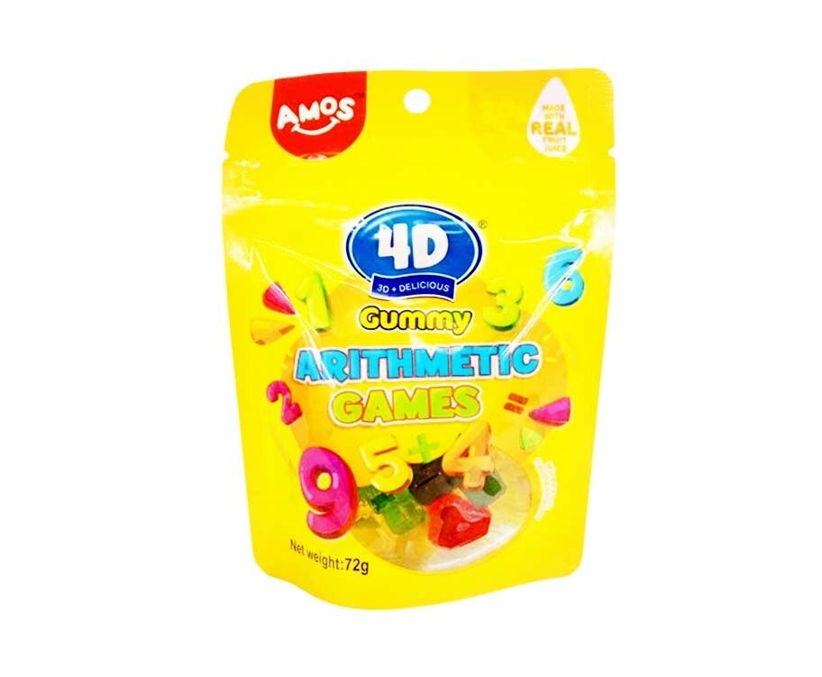Amos 4D Gummy Arithmetic Games 72g