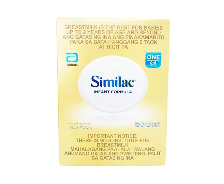 Abbott Similac Infant Formula Powdered Milk Drink One 0-6 Months 400g