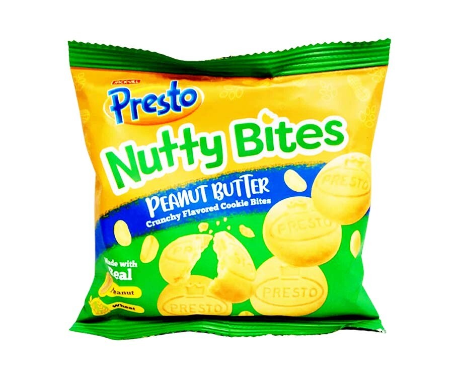 Jack 'n Jill Presto Nutty Bites Peanut Butter Crunchy Flavored Cookie
