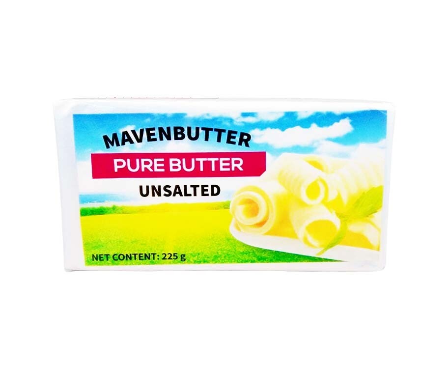 Mavenbutter Pure Butter Unsalted 225g