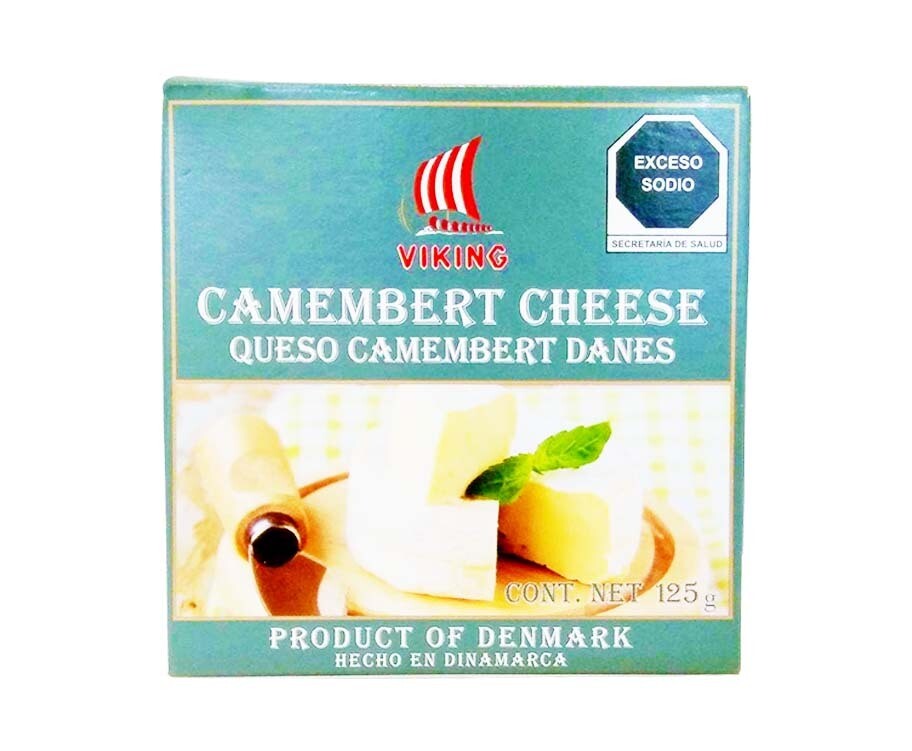 Viking Camembert Cheese Queso Camembert Danes 125g