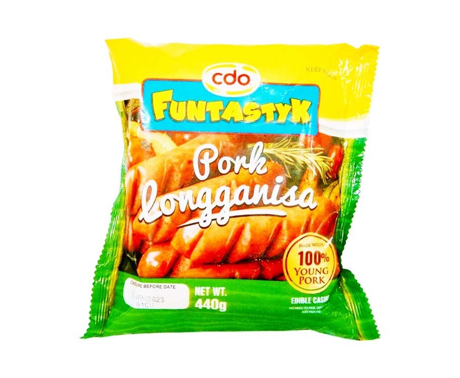 CDO Funtastyk Pork Longganisa 440g