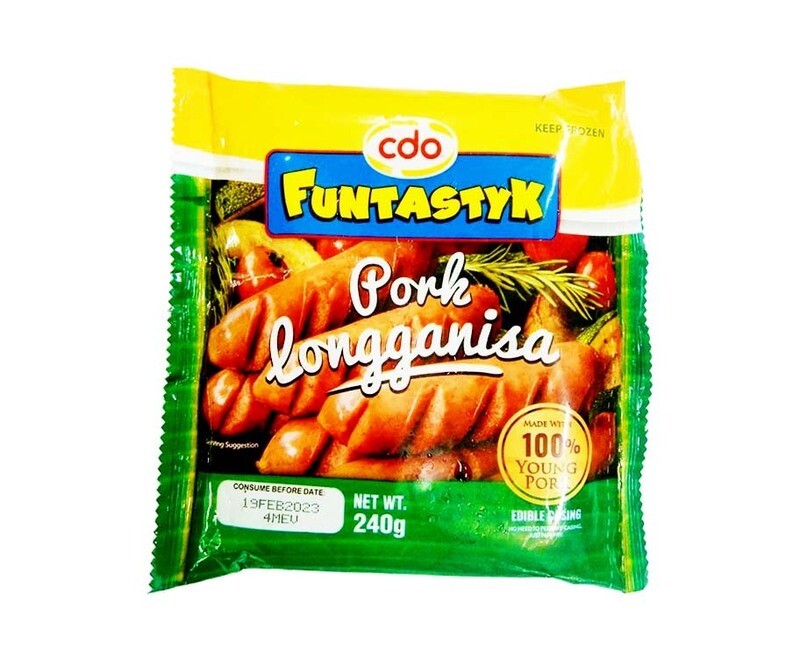 CDO Funtastyk Pork Longganisa 240g