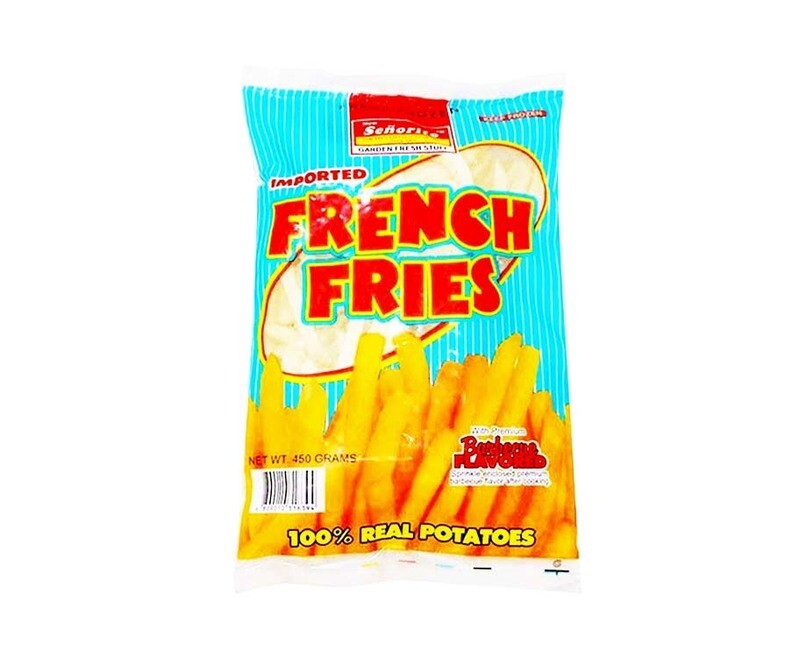 Señorito Pre-Fried Imported French Fries with Premium Barbecue Flavored 450g