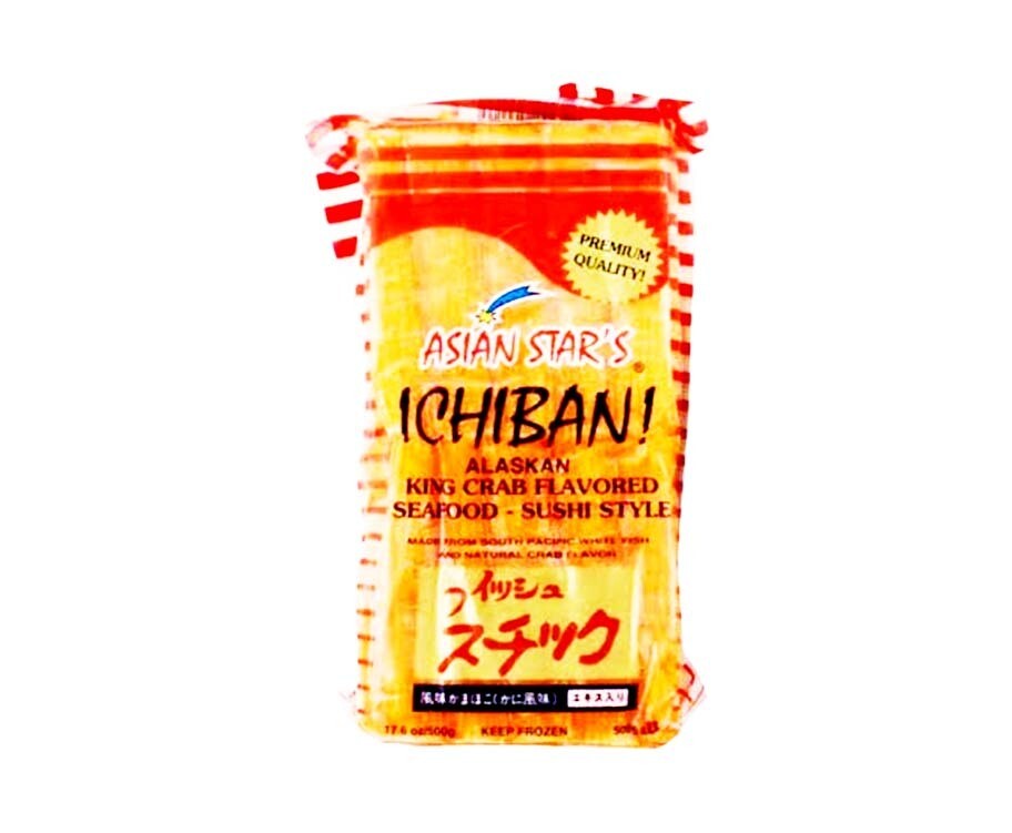 Asian Star&#39;s Ichiban! Alaskan King Crab Flavored Seafood-Sushi Style 500g