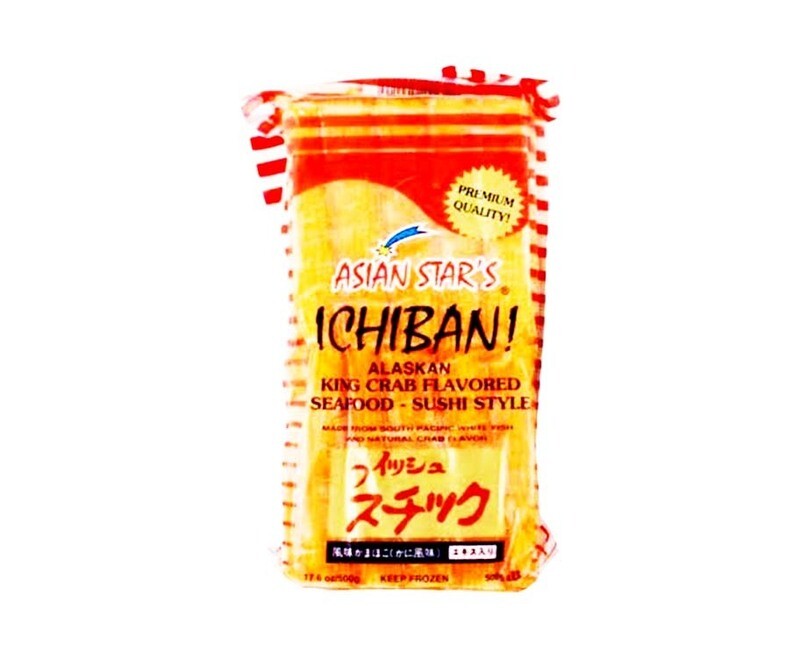 Asian Star&#39;s Ichiban! Alaskan King Crab Flavored Seafood-Sushi Style 500g