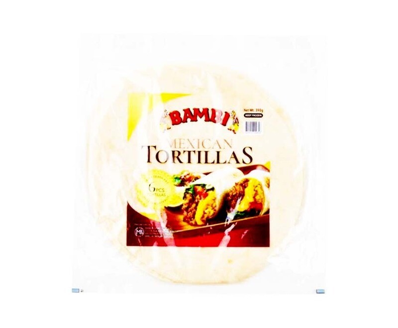 Bambi Mexican Tortillas 6 Pieces 390g