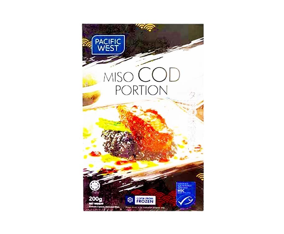 Pacific West Miso Cod Portions 200g