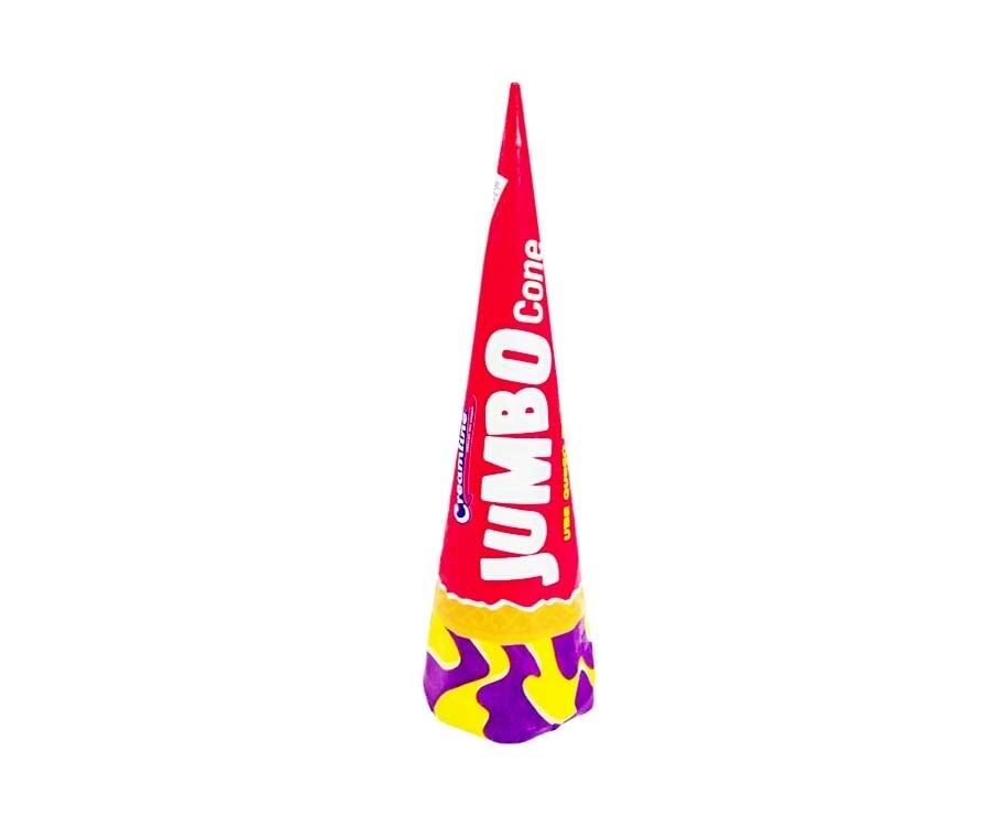 Creamline Creamy Ice Cream Jumbo Cone Ube Queso Pastillas 140mL