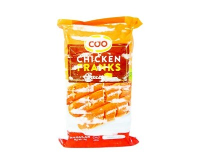 CDO Chicken Franks Cheesy Regular 1kg