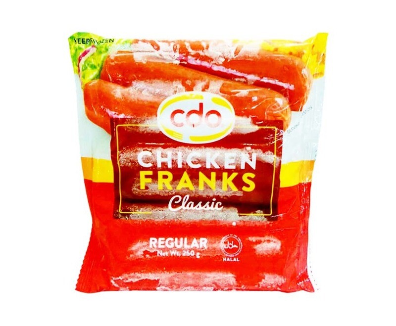 CDO Chicken Franks Classic Regular 250g