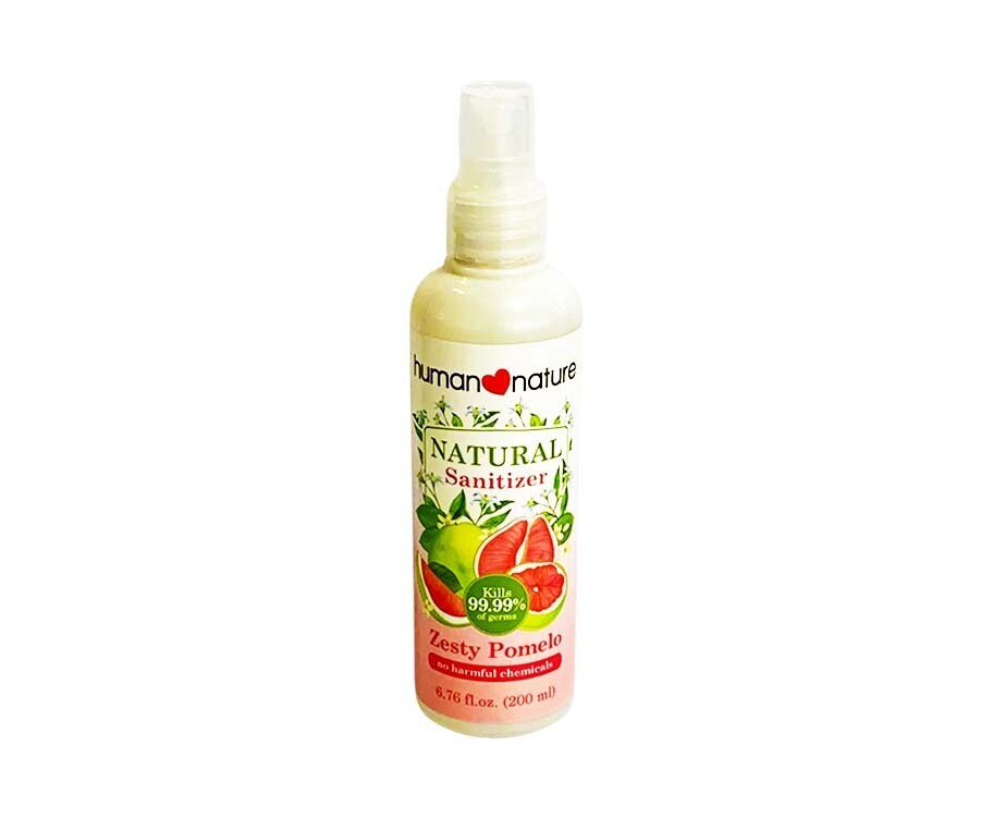 Human Nature Natural Sanitizer Zesty Pomelo 200mL