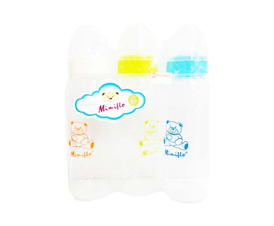 Mimiflo Feeding Bottle Deluxe 9oz 3 Bottles