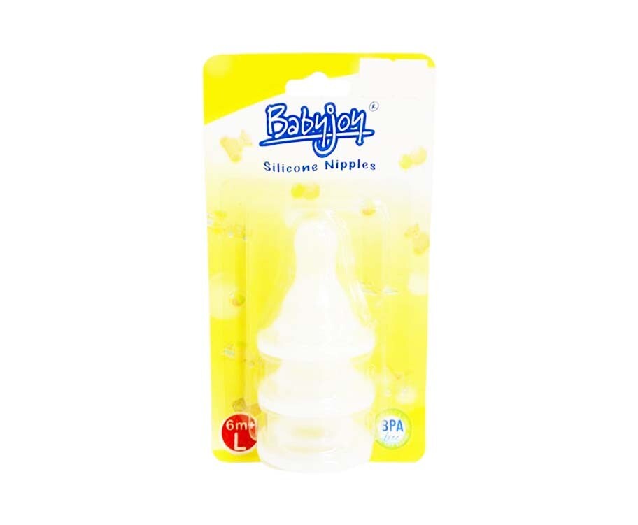 BabyJoy Silicone Nipples Large 6m+