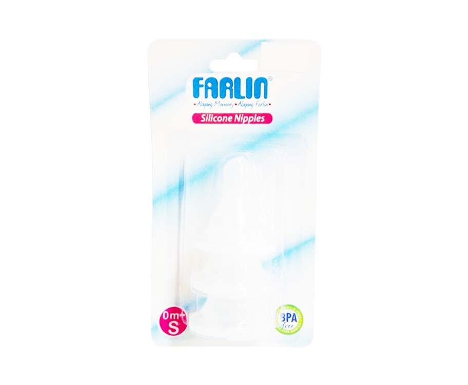 Farlin Silicone Nipples Small 0m+