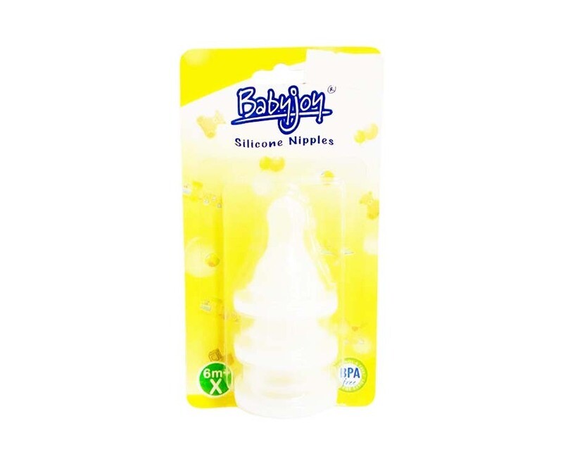 BabyJoy Silicone Nipples X 6m+