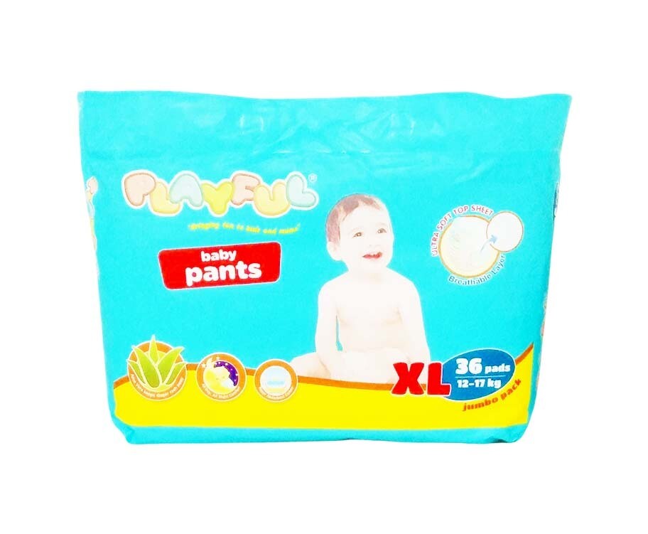 Playful Baby Pants XL (12-17kg) 36 Pads