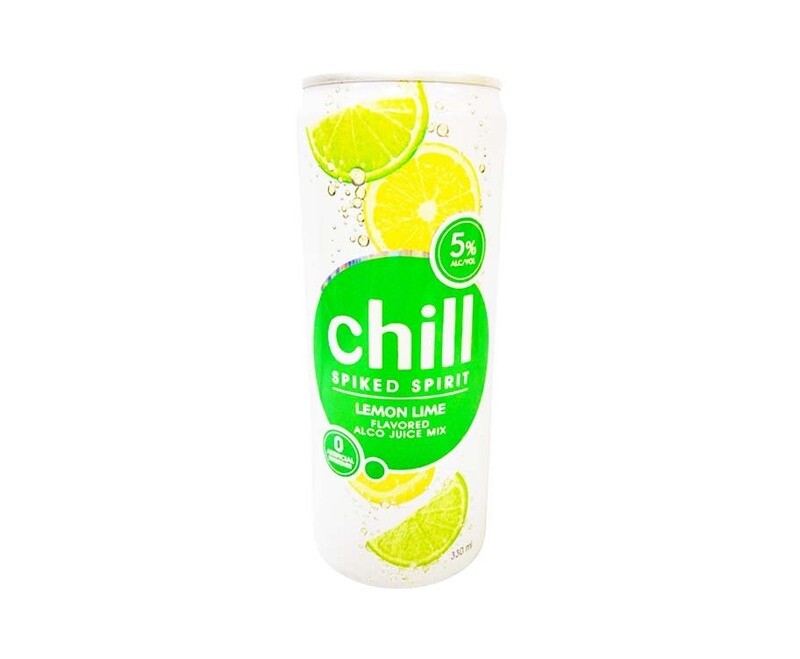 Chill Spiked Spirit Lemon Lime Flavored Alco Juice Mix 330mL