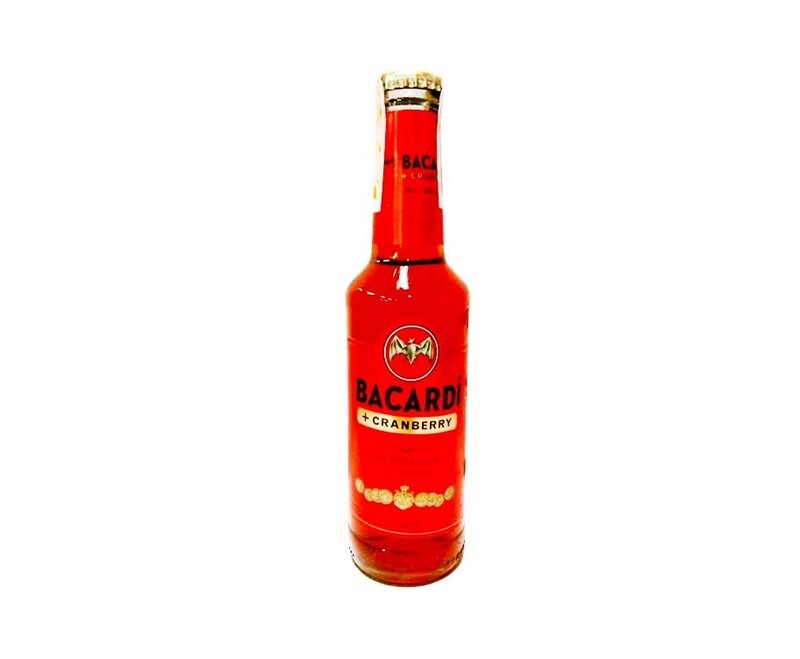 Bacardi + Cranberry Flavoured Rum Mixed Drink 275mL