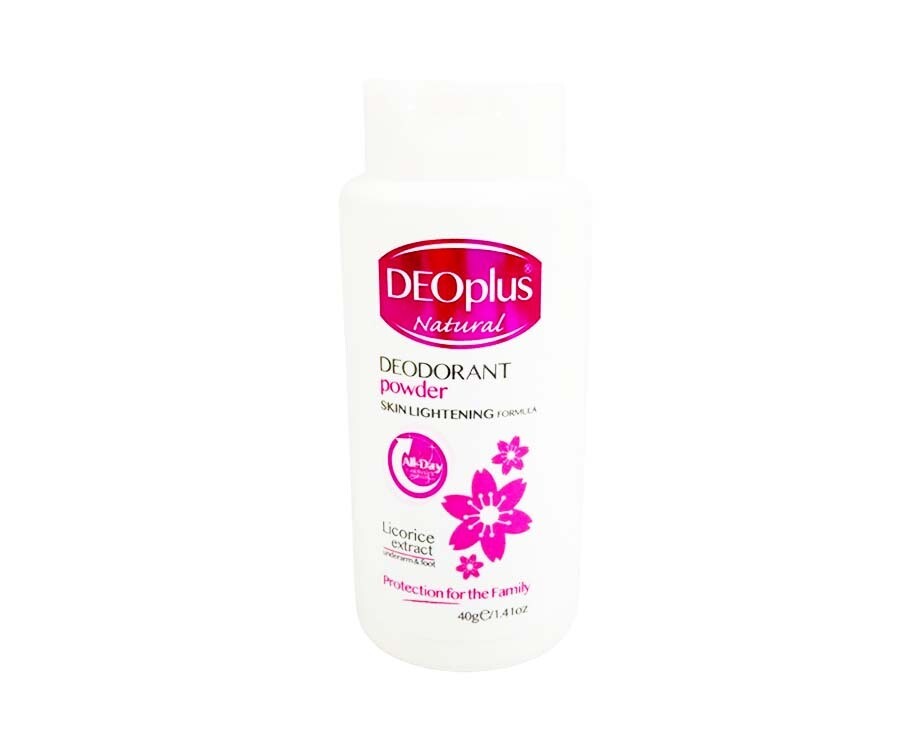 Deoplus Natural Deodorant Powder Skin Lightening Formula 80g
