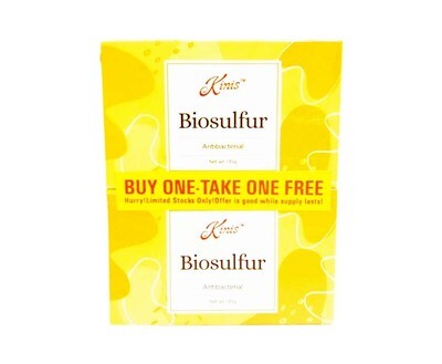 Kinis Biosulfur Antibacterial Soap (2 Packs x 135g)