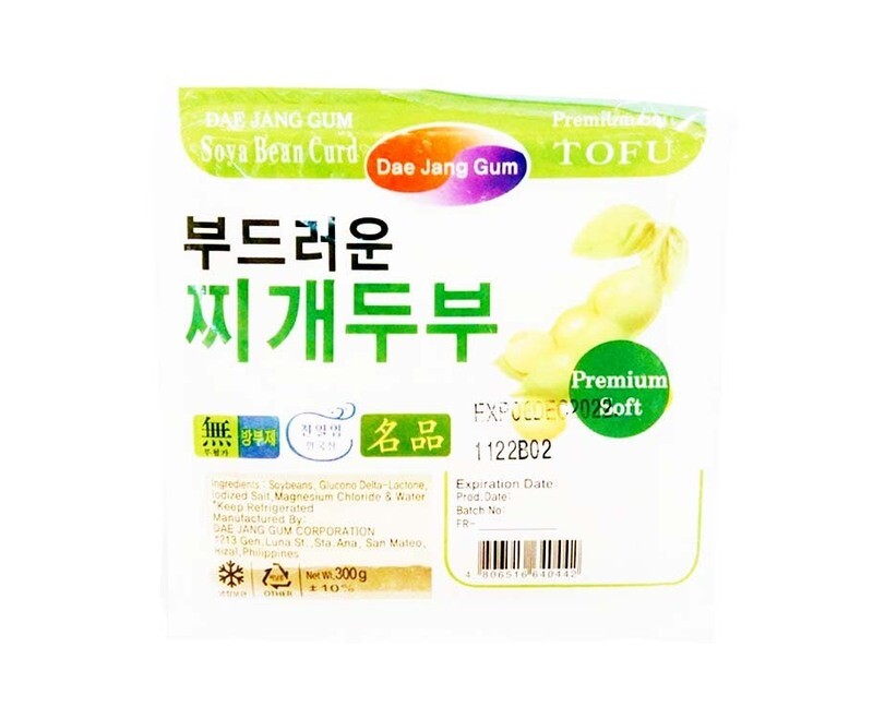 Dae Jang Gum Premium Soft Tofu Soya Bean Curd 300g