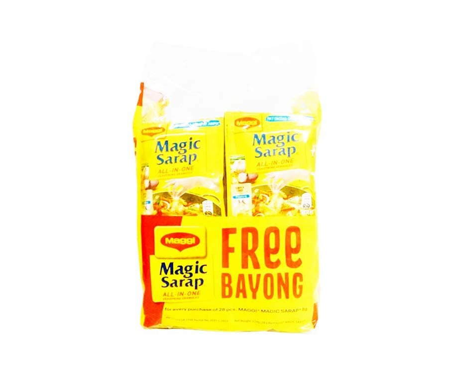 Maggi Magic Sarap All-In-One Seasoning Granules (28 Packs x 8g) + Free Bayong