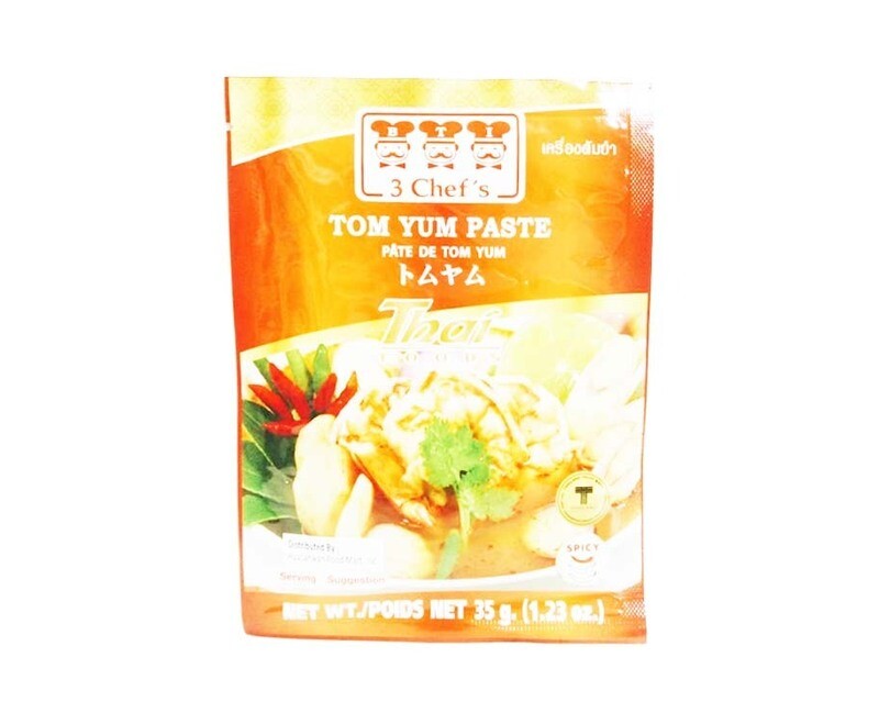 3 Chef&#39;s Tom Yum Paste 35g