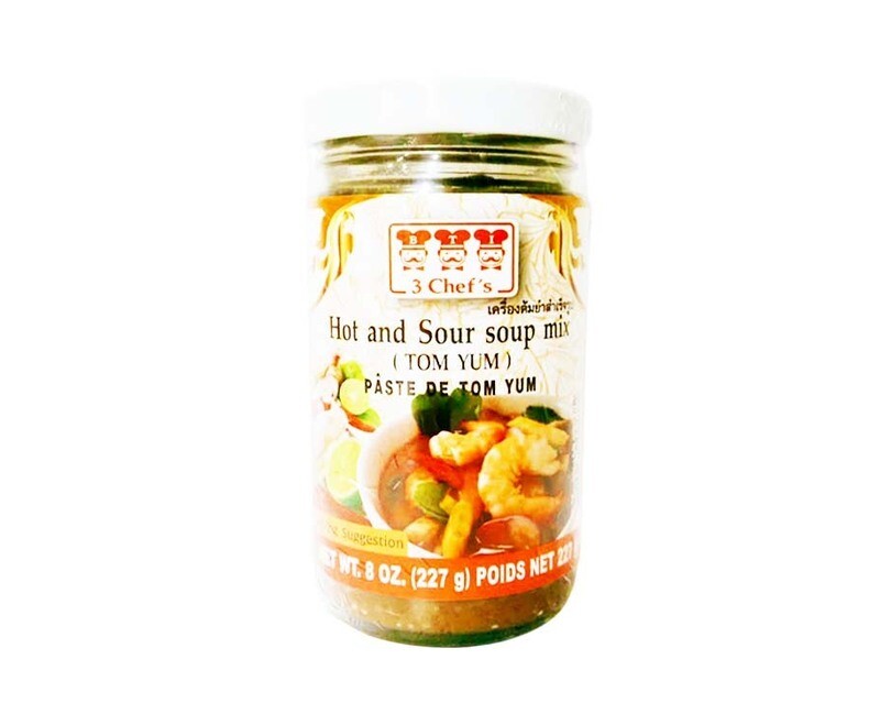 3 Chef&#39;s Hot and Sour Soup Mix (Tom Yum) Paste De Tom Yum 227g