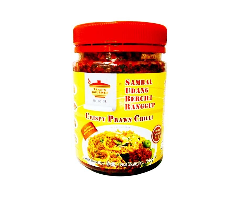 Tean&#39;s Gourmet Crispy Prawn Chili 240g