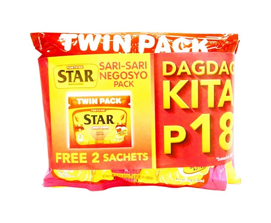 Star Margarine Sweet Blend Twin Pack (10+2 Packs x 30g)