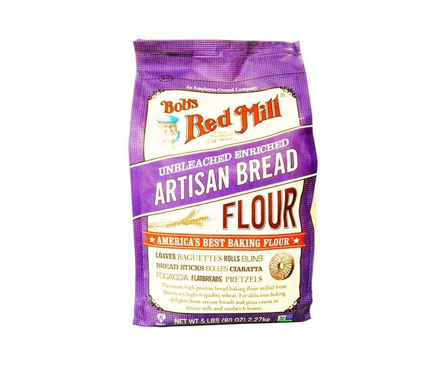 Bob&#39;s Red Mill Unbleached Enriched Artisan Bread Flour 2.27kg