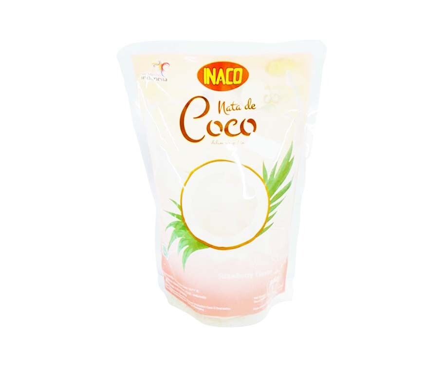 Inaco Nata de Coco Strawberry Flavor 360g