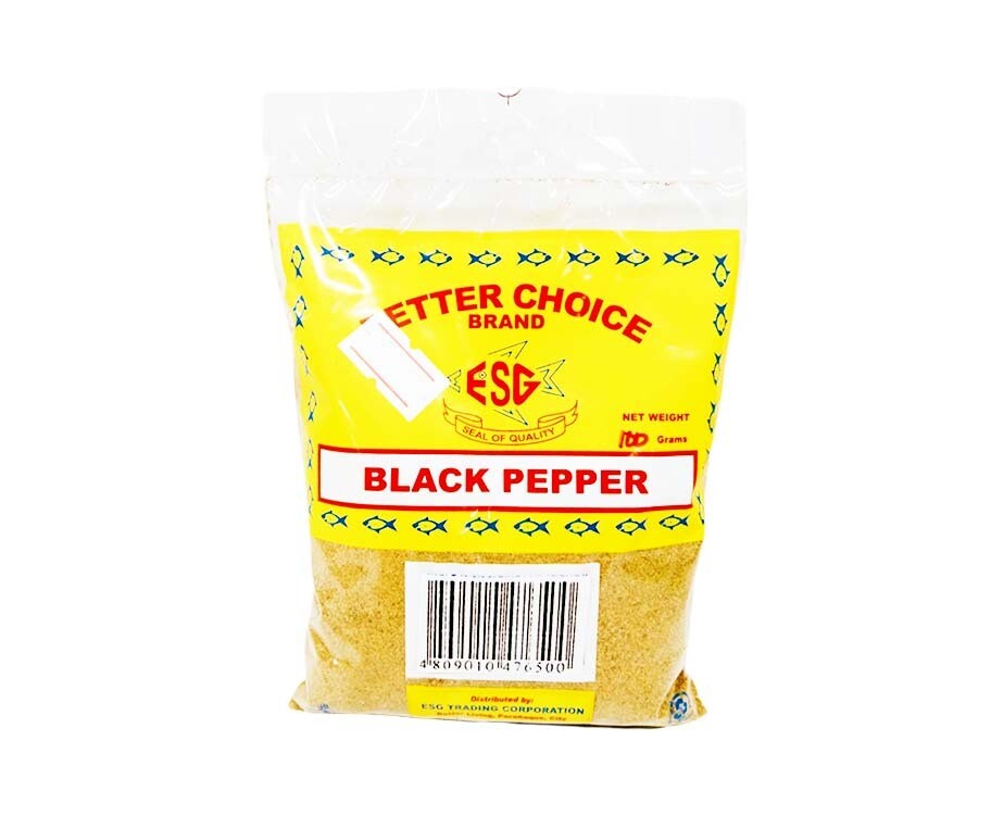 ESG Better Choice Brand Black Pepper Ground 100g