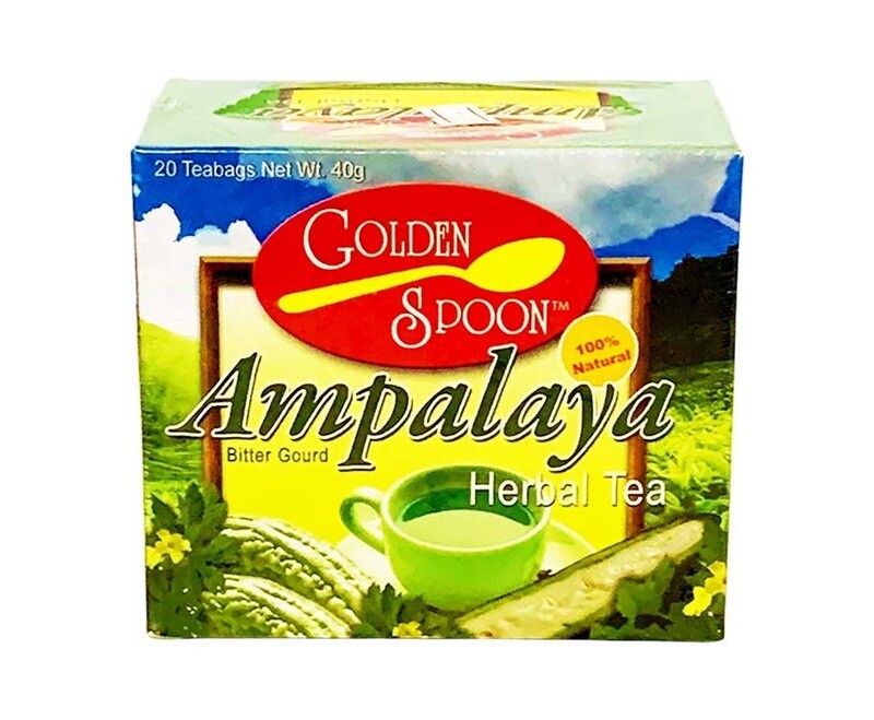 Golden Spoon 100% Natural Ampalaya Bitter Gourd Herbal Tea 20 Teabags (40g)