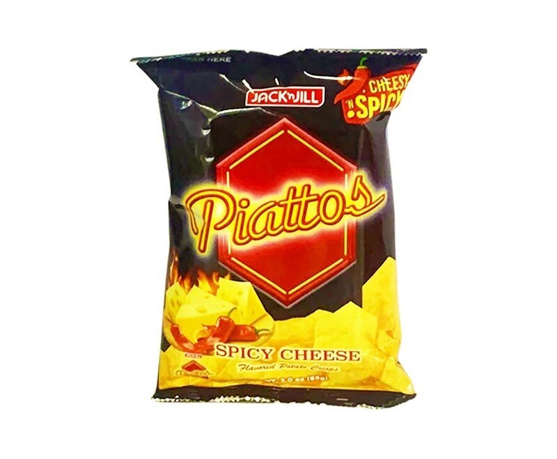 Jack 'n Jill Piattos Spicy Cheese Flavored Potato Crisps 85g