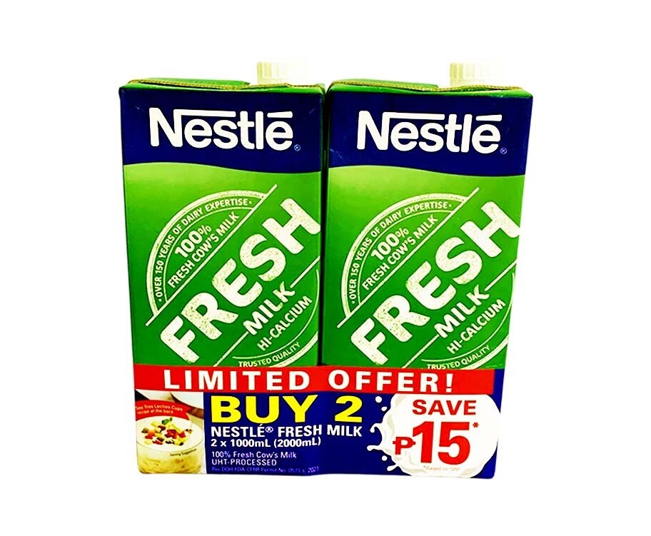 Nestlé Fresh Milk (2 Packs x 1000mL) 2000L