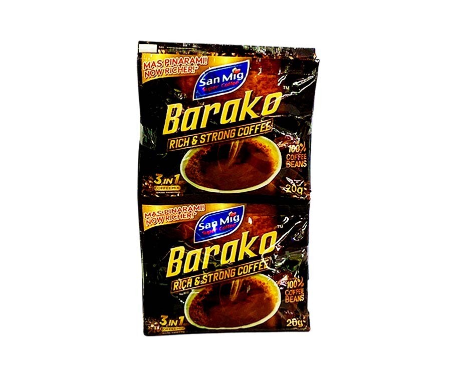 San Mig Barako Rick &amp; Strong Coffee 3-in-1 Coffee Mix (10 Packs x 20g)