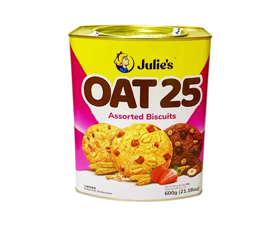 Julie’s Oat 25 Assorted Biscuits 600g