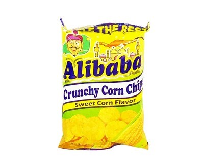 Alibaba Crunchy Corn Chips Sweet Corn Flavor 55g