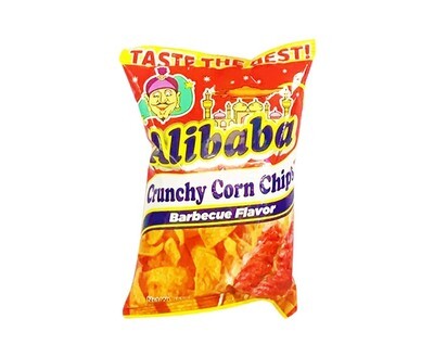 Alibaba Crunchy Corn Chips Barbecue Flavor 55g