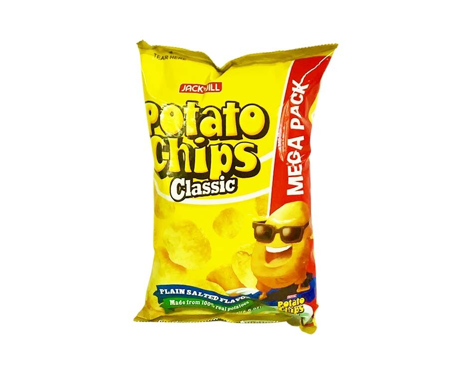 Jack &#39;n Jill Potato Chips Classic Plain Salted Flavor Mega Pack (4.6oz) 130g