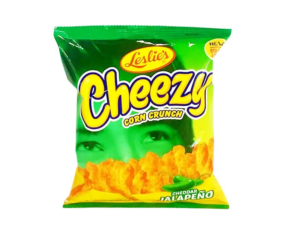 Leslie&#39;s Cheezy Corn Crunch Cheddar Jalapeño 70g