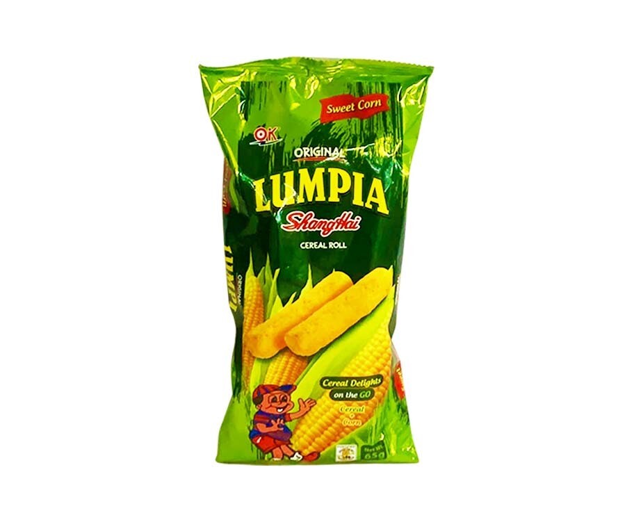 OK Original Lumpia Shanghai Cereal Roll Sweet Corn Flavor 65g