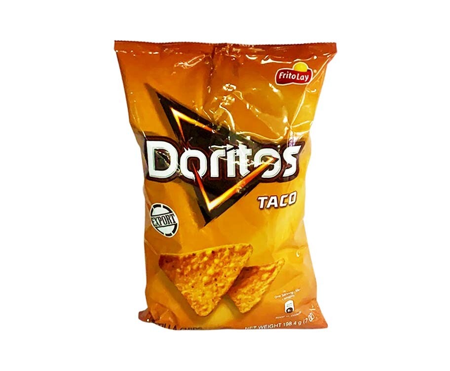 FritoLay Doritos Tortilla Chips Taco 198.4g (7oz)