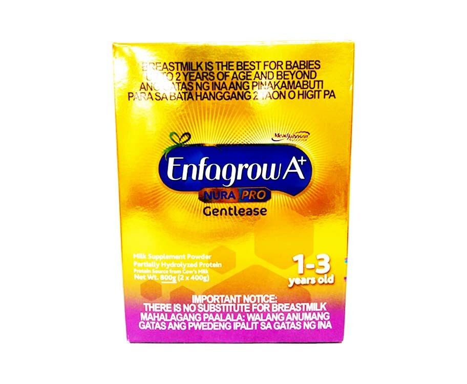Enfagrow A+ NuraPro Gentlease 1-3 Years Old (2 Packs x 400g) 800g