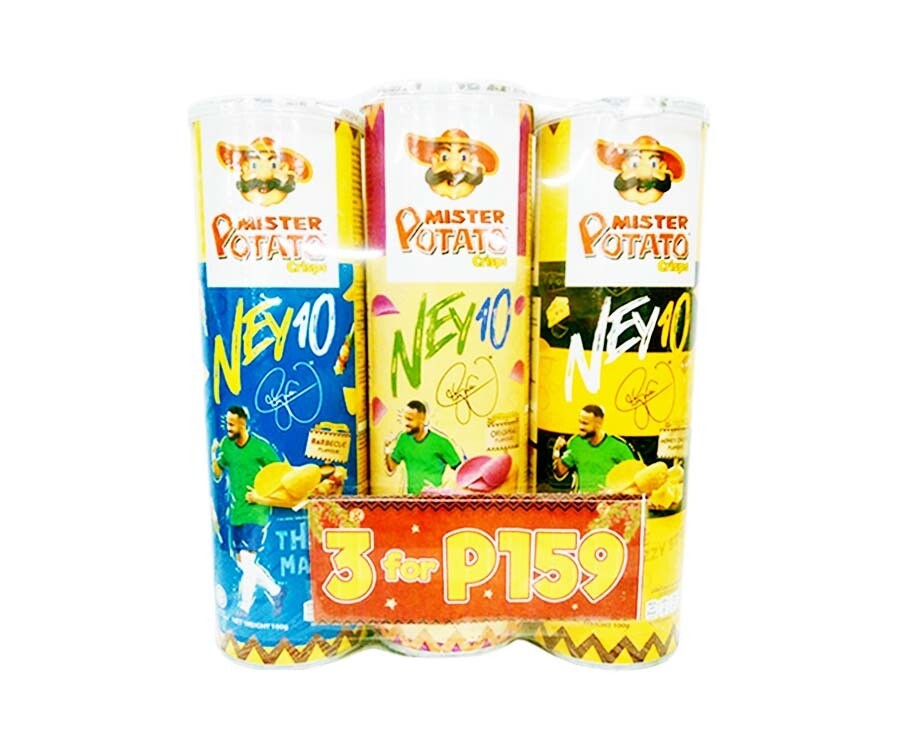 Mister Potato Crisps Assorted Flavor (3 Packs x 100g)