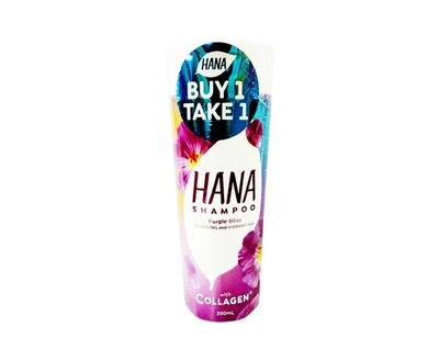 Hana Shampoo Purple Bliss with Collagen (2 Bottles x 200mL)