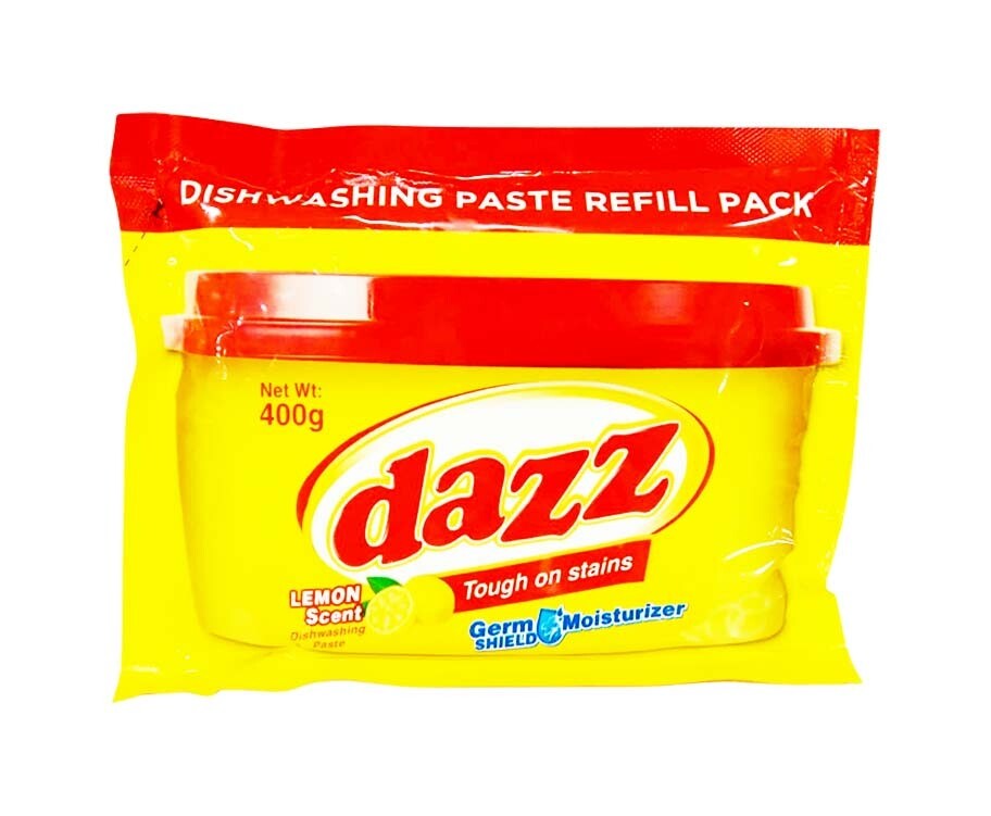 Dazz Dishwashing Paste Lemon Scent Refill Pack 400g