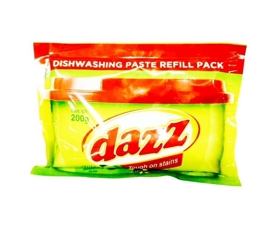 Dazz Dishwashing Paste Lime Scent Refill Pack 200g